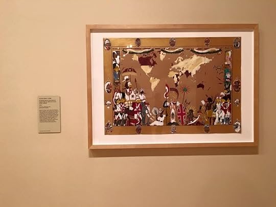 Andrew Gilbert, All Roads Lead to Ulundi [British Empire Map as ‘Paterson’s Camp Coffee’ Advert], 2015