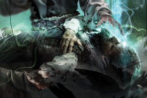 Elisha healing the prince in Elisha Magus
