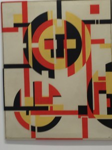 Sandu Darie's concrete painting at the Zwirner Gallery