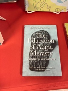 The Education of Augie Merasty was one title nominated across several categories, including Book of the Year.