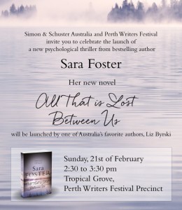 Sara's Launch invitation