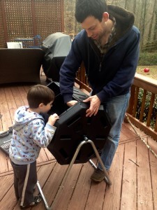 Nothing says love like compost - Hubs and Fozzie