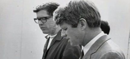 Robert Kennedy with Paul Schrade. (photo: unknown)