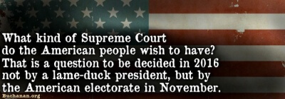Leave the Scalia Chair Vacant