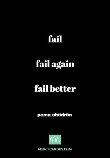pema chödrön on failing