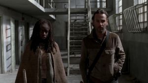 Just a walk through the prison in the quieter days of the zombie apocalypse. Aren't they cute?