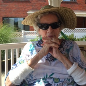 My Mom, one fine day last fall