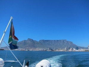 Cape Town from the boat