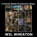 Criminal Minds Production Diary