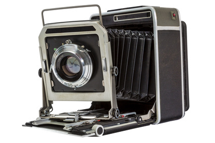 Large format (4 x 5) press camera