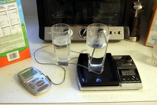 Materials for an attempt to observe the Mpemba Effect.