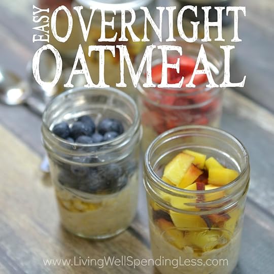 Easy Overnight Oatmeal Square