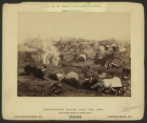 Aftermath of the Johnstown Flood, Ernest Walter Histed, May 3, 1889. Prints and Photographs Division.