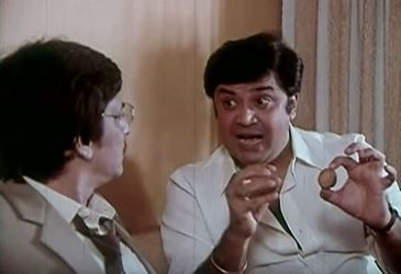 Deven Verma with Amol Palekar in Rang Birangi