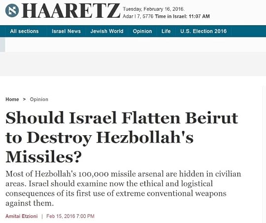 (A screenshot of the Haaretz headline, which was later changed)