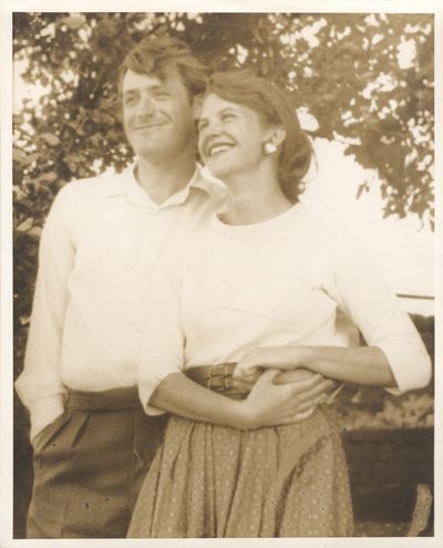 145, PLATH (SYLVIA) Two photographs given by Sylvia Plath to her mother Aurelia,