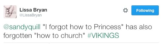 princess in church tweet lissa