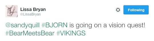 bjorn vision quest tweet lissa