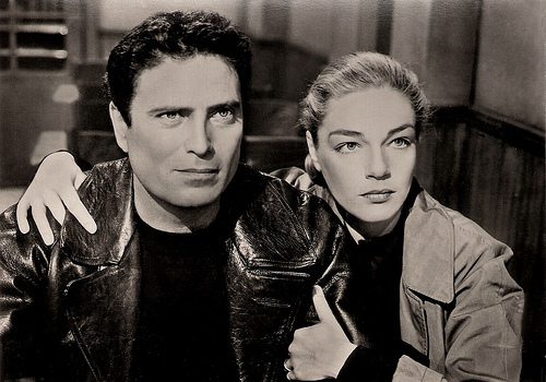 Raf Vallone, Simone Signoret