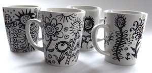 2 mugs FloraBunda 72