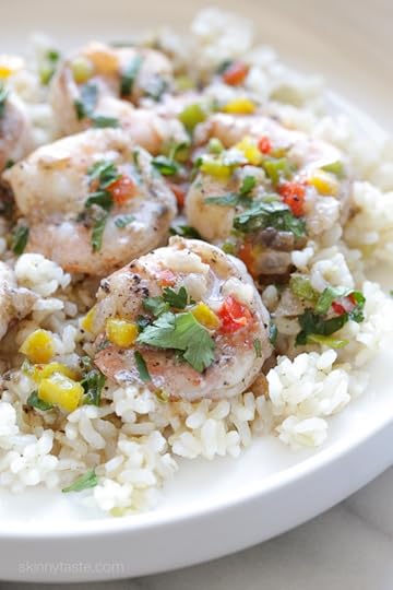 Jamaican Coconut Shrimp Stew – a quick, light and spicy shrimp dish simmered in coconut milk. Smart Points: 4 Calories: 182