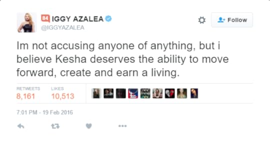 Iggy Azalea, Kesha, Rachel thompson