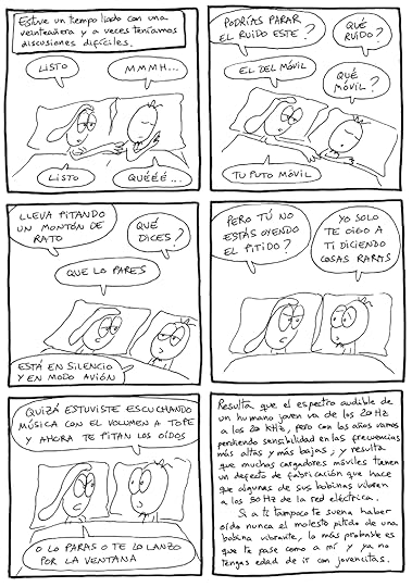 Cómic sobre el misterio de los pitidos en la noche.