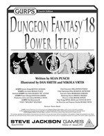 GURPS Dungeon Fantasy 18: Power Items
