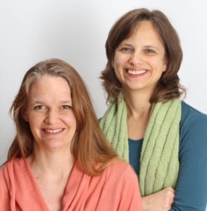 Leslie Watts (R) with co-author Alyssa Archer