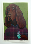 Espresso Spaniel by Sue Clancy