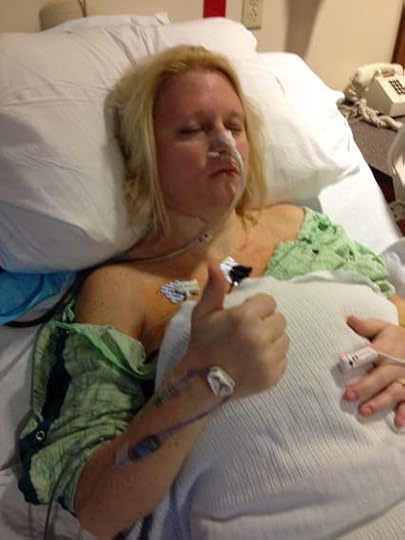 Post-surgery. The meds have most certainly kicked in.