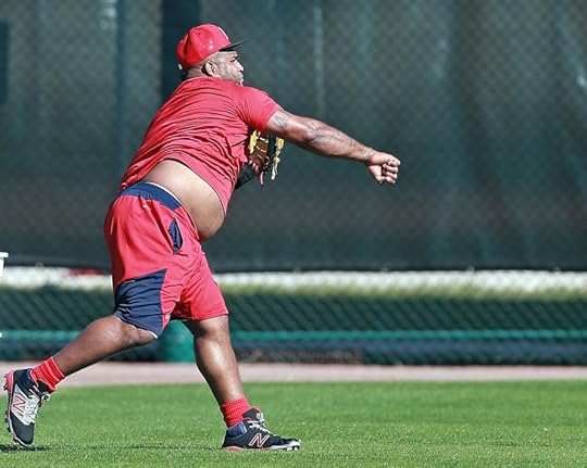 Sandoval, not quite svelte. (Matt Stone photo/Boston Herald)