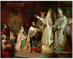 3PicturePopeCrownsCharlemagne