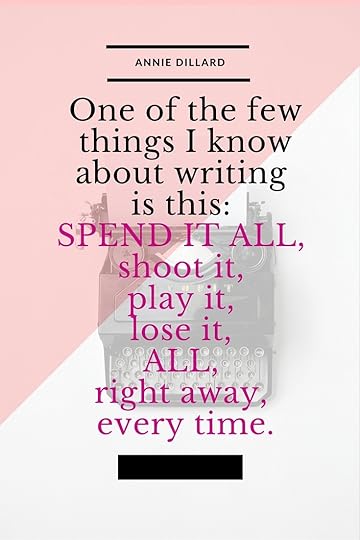 Inspiring quote about writing: 