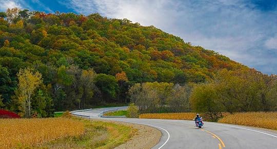 autumn-motorcycle-rider-blue-patti-deters