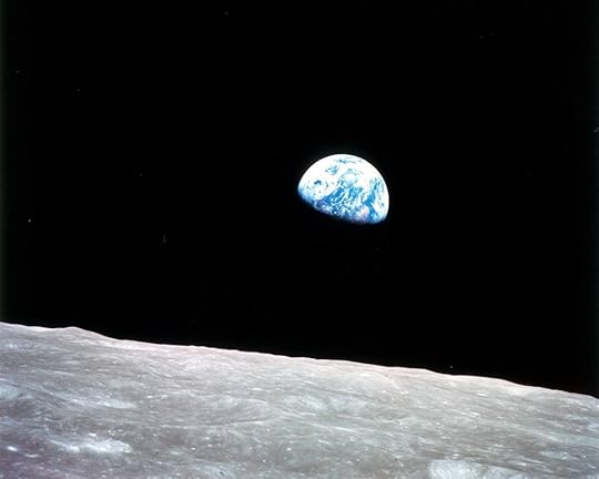 Earthrise, from the Moon, taken from Apollo 8 (NASA)