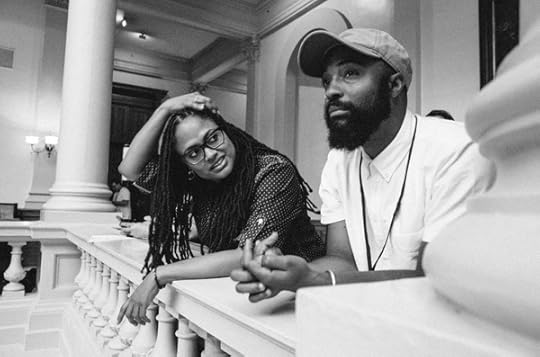 Ava DuVernay and Bradford Young on the set of Selma, 2014. Courtesy Paramount Pictures/ Jima