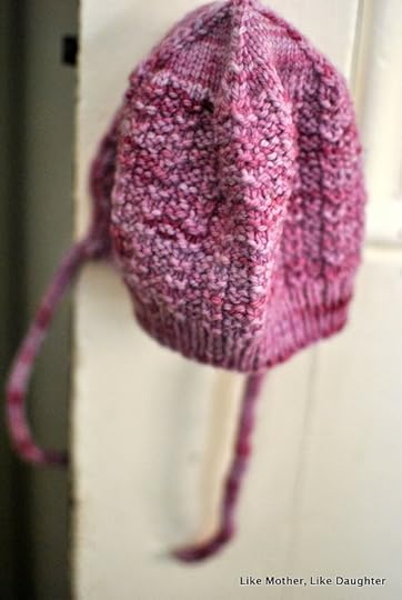 Sweater and cap set for a newborn girl. Like Mother Like Daughter