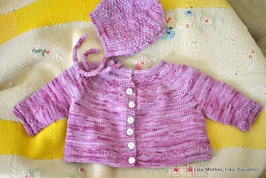 A Little Knitting for Baby ~ Like Mother, Like Daughter