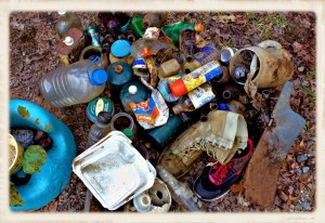 Collected Trash LS 2 (Framed
