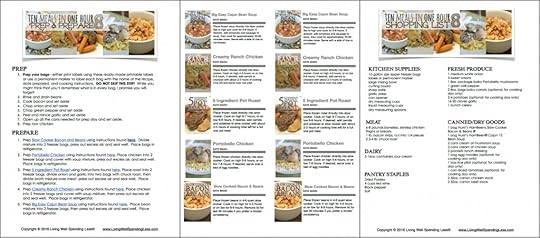 10 Meals in an Hour 8 Printables