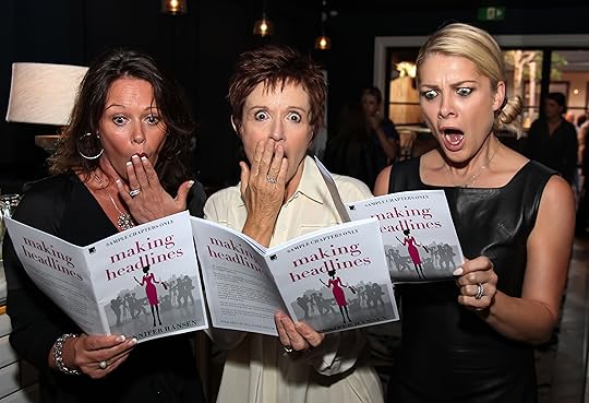 A shocking read! Gail Easdale, Jackie Woodburne and Natalie Bassingthwaighte