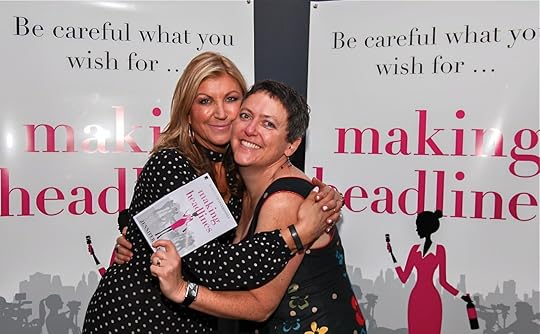 A congratulatory hug from Ann Bolch