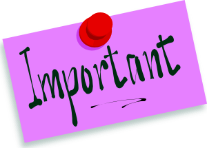 Thumbtack Note Important Clip Art
