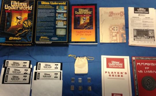 Feelies included with Origin's Ultima Underworld: The Stygian Abyss