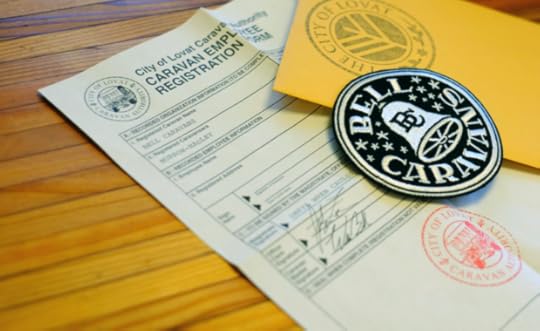 Bell Caravans Patch with Included Employee Registration Form