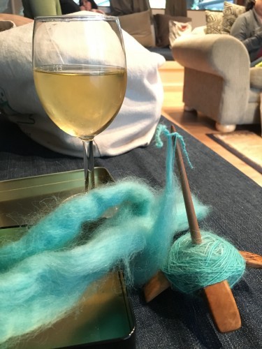 Spindling, cider, relaxation. Life is good.