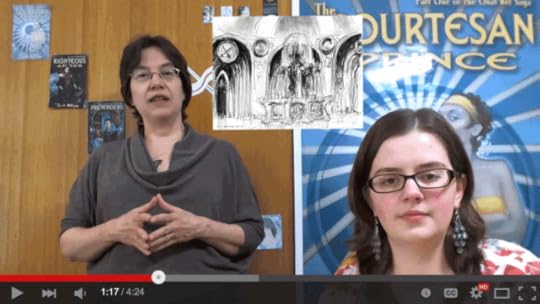 F is for Fountain Court, a place on Gelion.