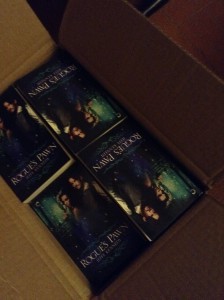 Box of Rogue's Pawn print copies