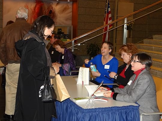 Meredith Cole, Me, and Jayne Ormerod at the Library of Virginia in Richmond, VA